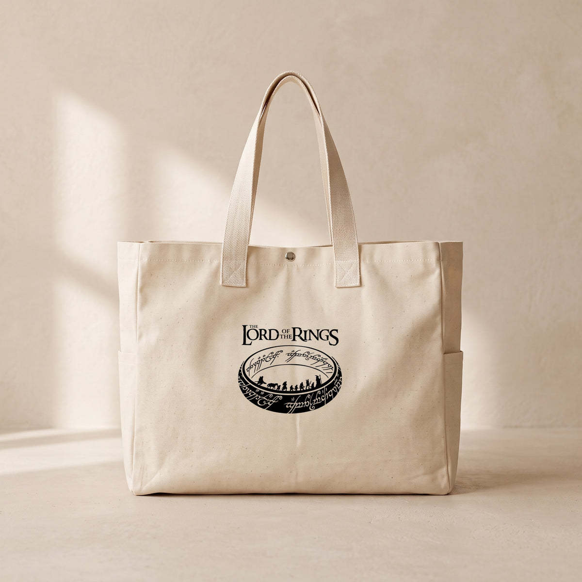 Ring - Çıtçıtlı Tote Bag