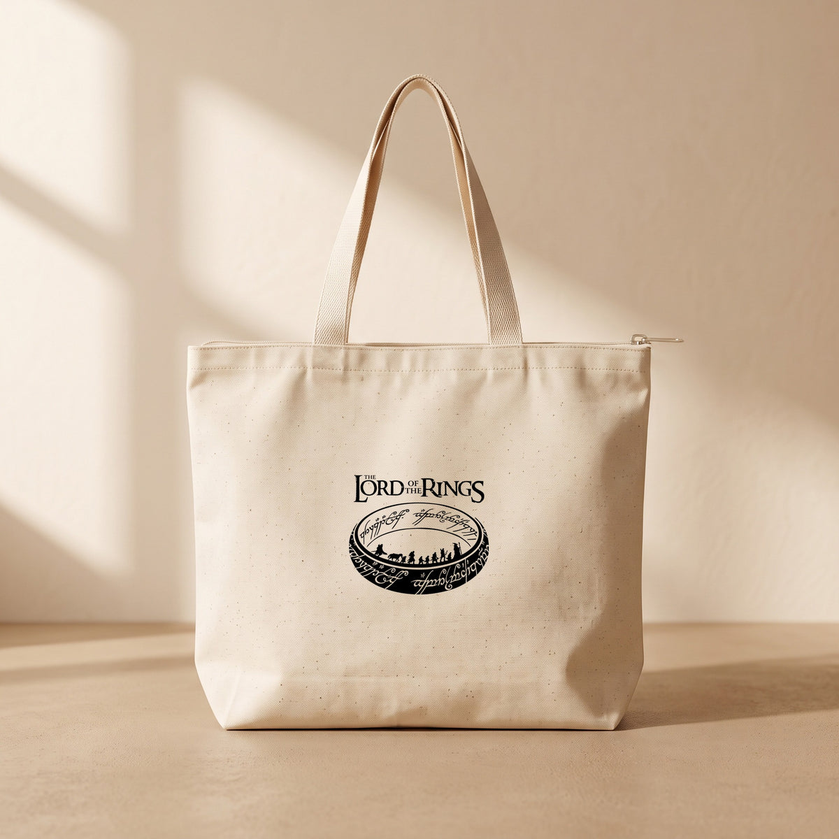 Ring - Fermuarlı Tote Bag