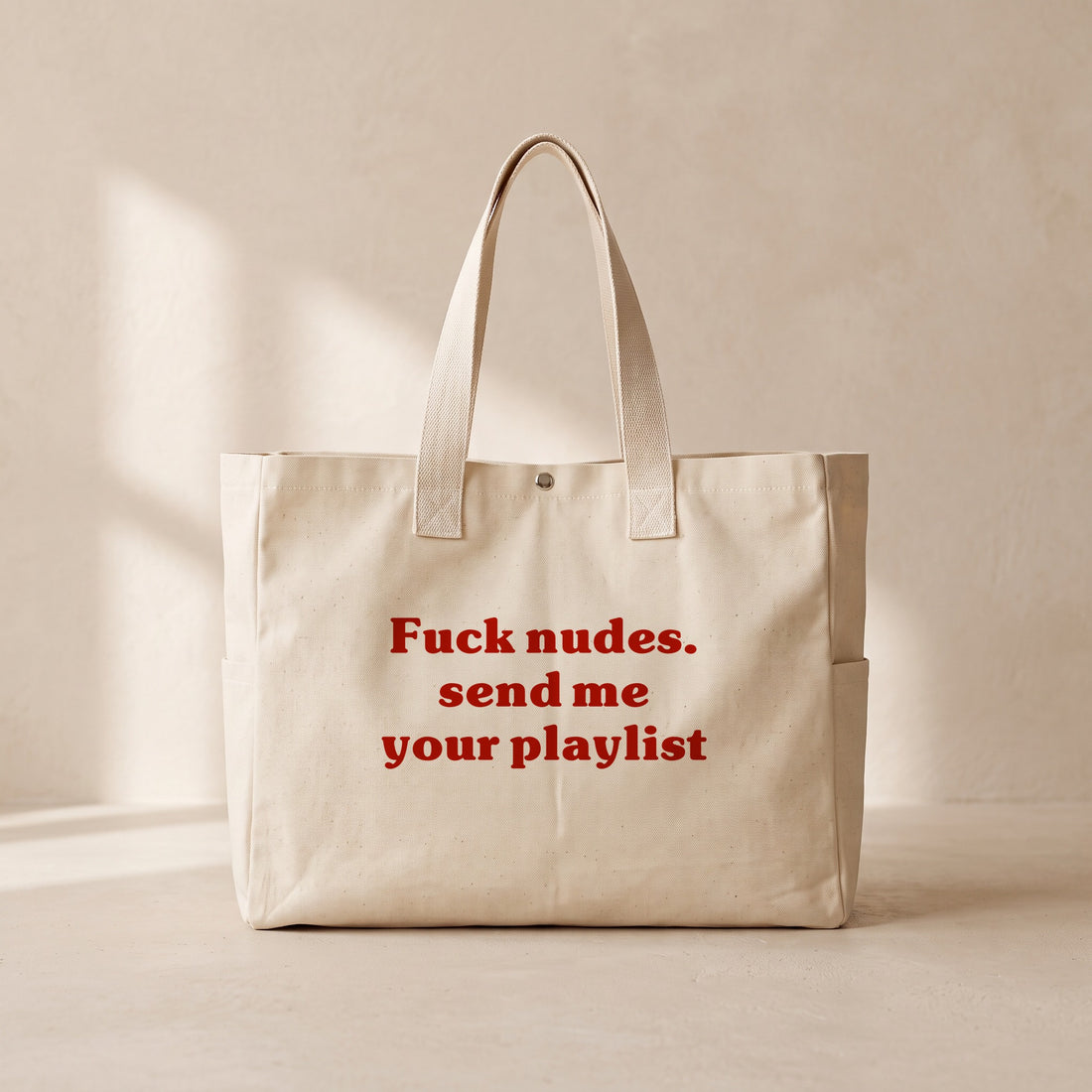 Send me your playlist - Çıtçıtlı Tote Bag