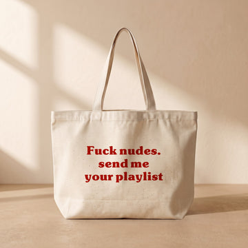 Send me your playlist - Tote Bag