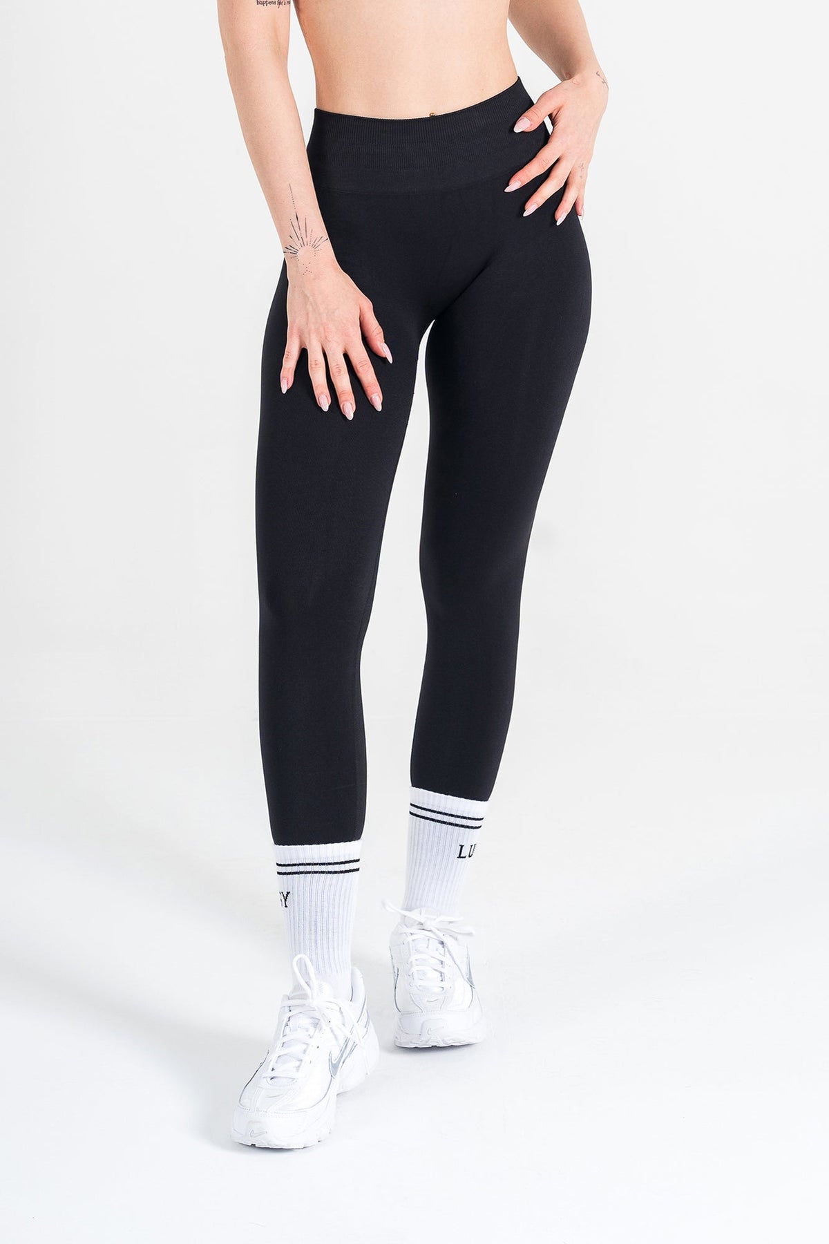 SOFT TOUCH TAYT | BLACK Spor ve Günlük Kombin - LUNISY