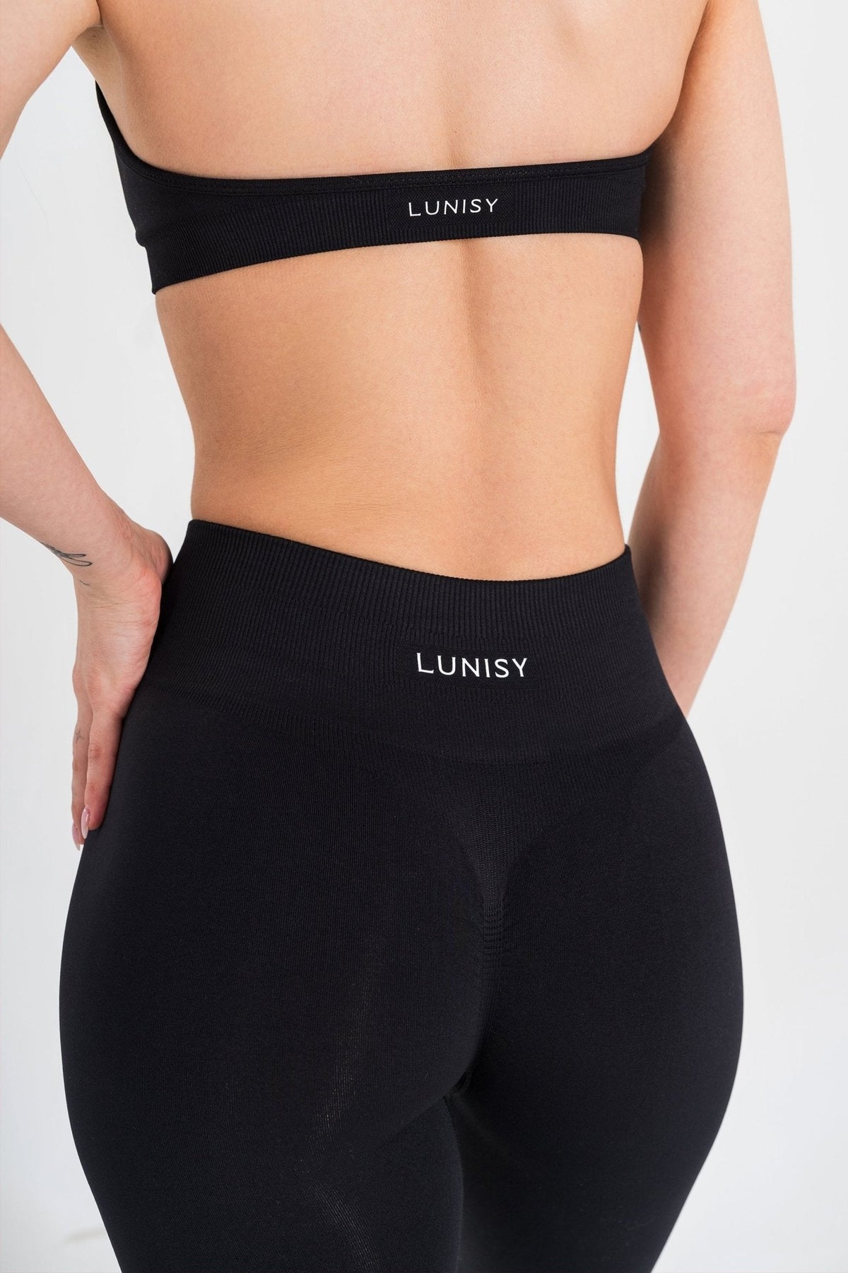 SOFT TOUCH TAYT | BLACK Spor ve Günlük Kombin - LUNISY