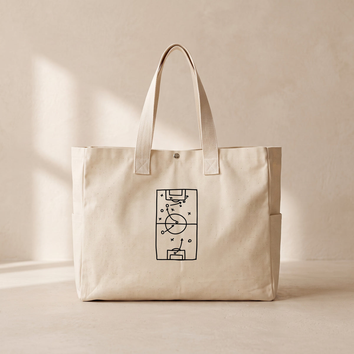 Tactics - Çıtçıtlı Tote Bag