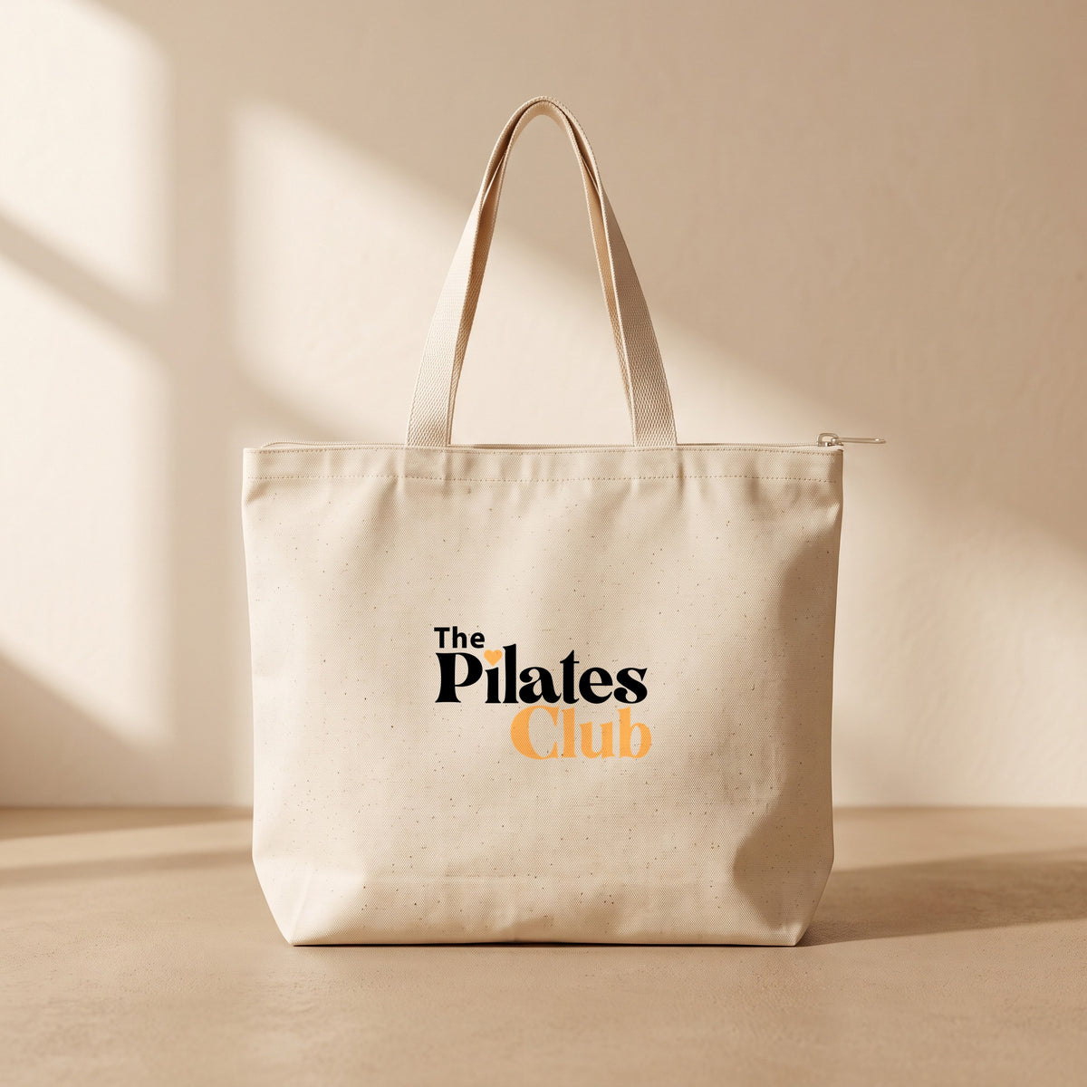 The Pilates Club - Fermuarlı Tote Bag