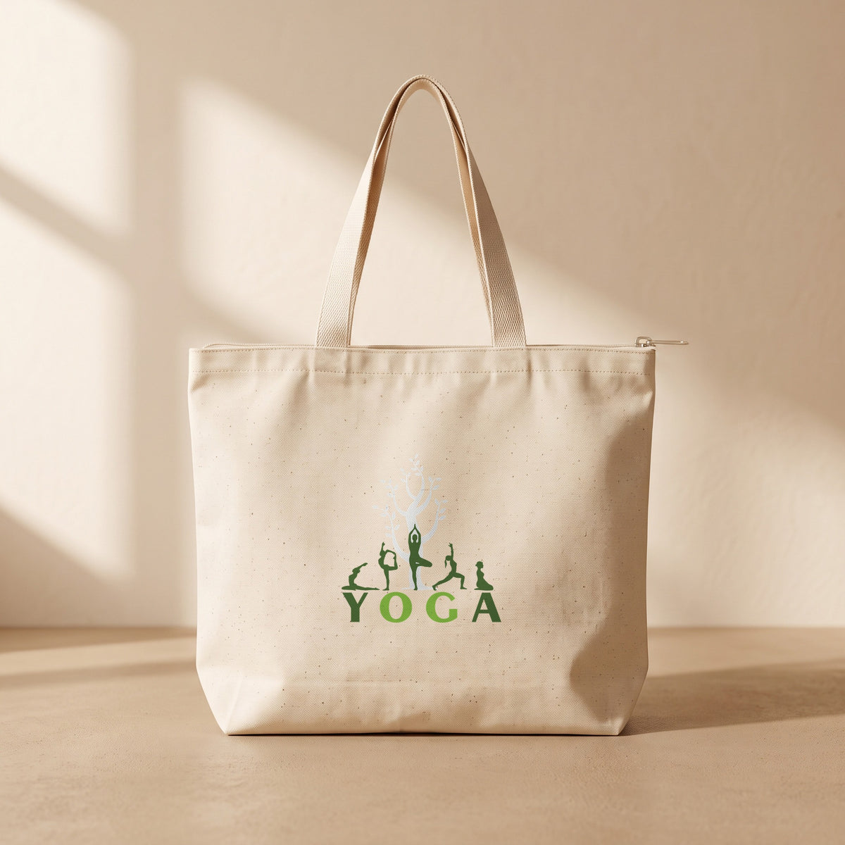 The Yoga Tree - Fermuarlı Tote Bag