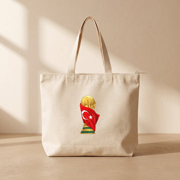 WC Turkey 26 - Fermuarlı Tote Bag