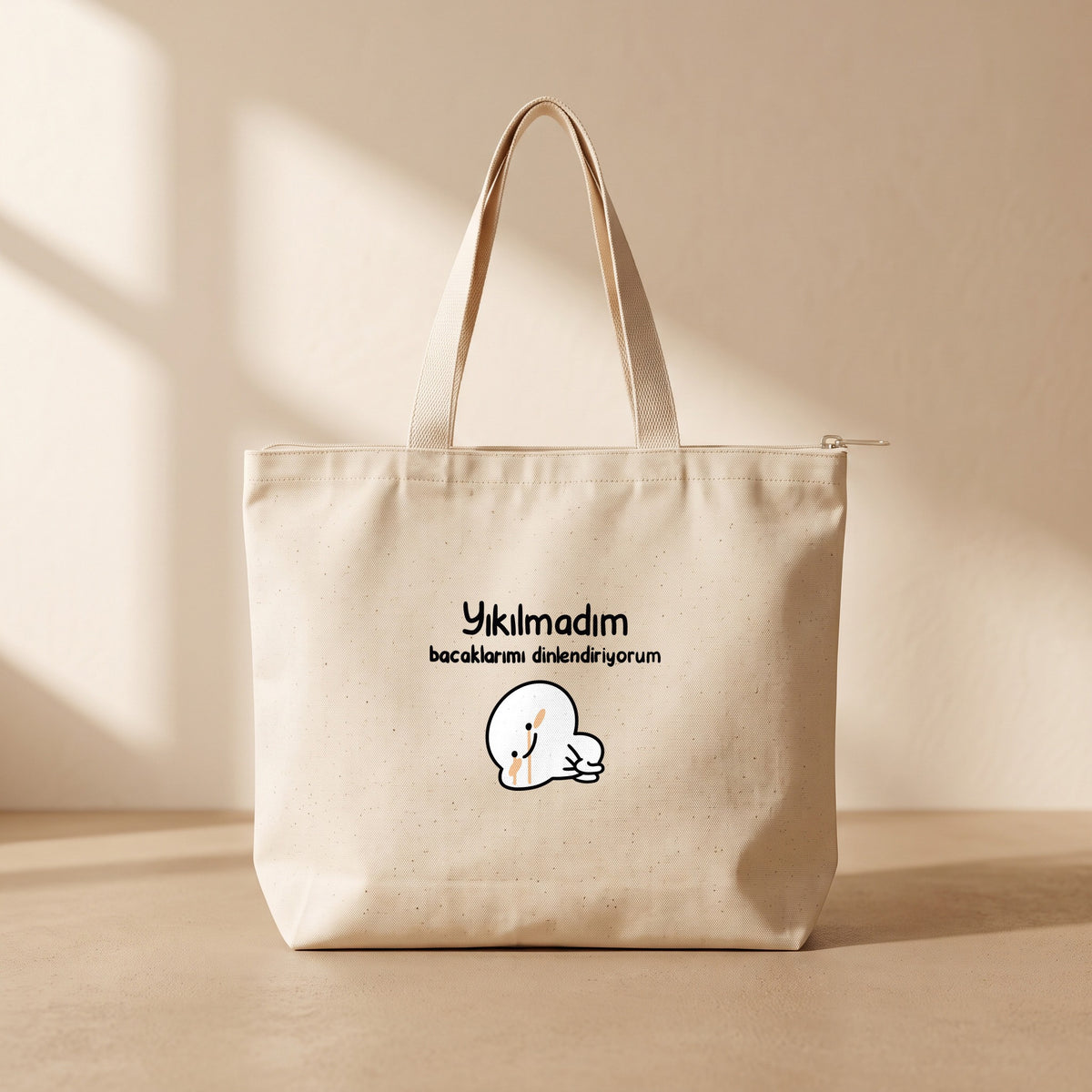 Yıkılmadım - Fermuarlı Tote Bag